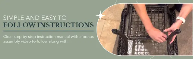 Harlie & Stone A+ Content, simple assembly callout