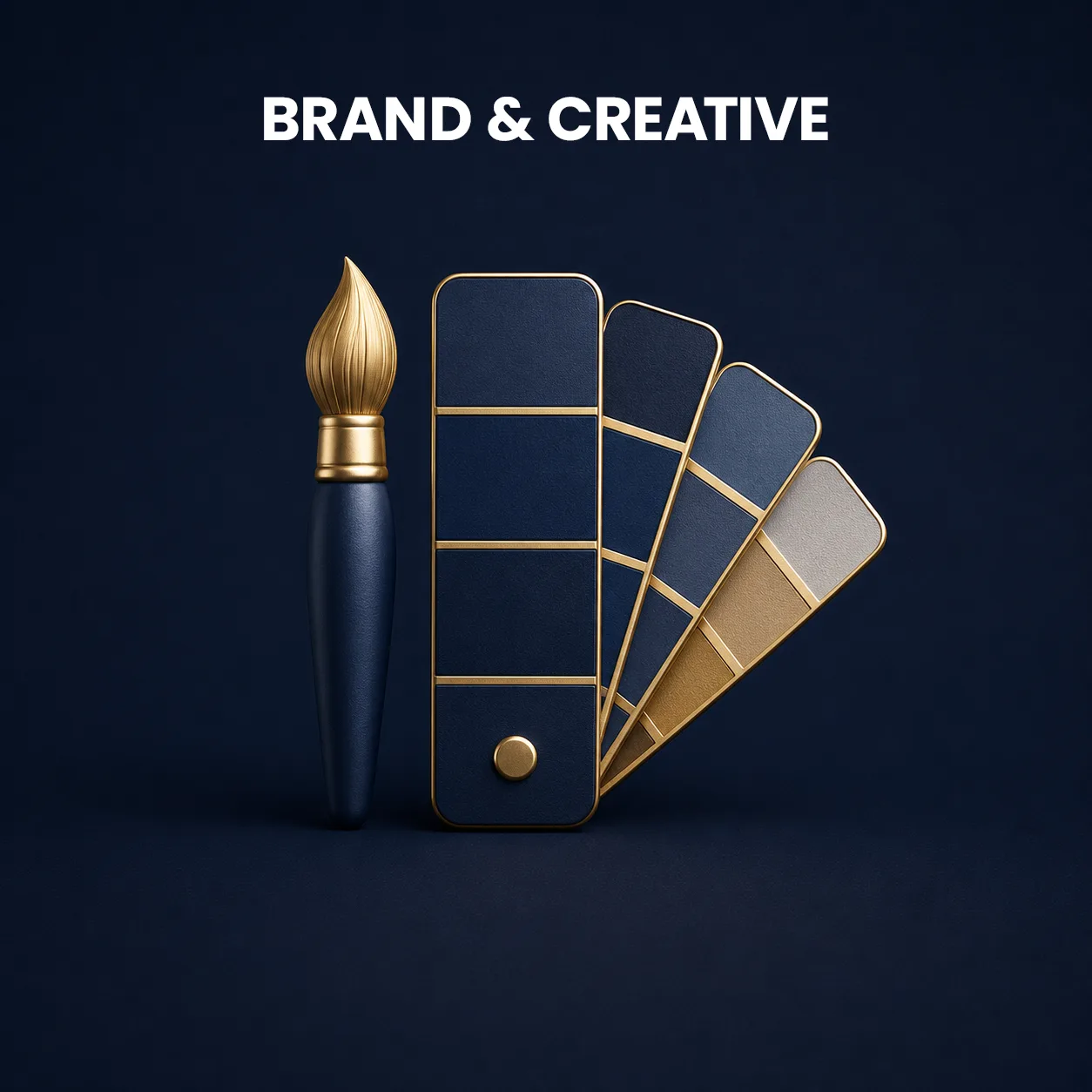 Brand & Creative services overview, logo design, brand identity, and graphic design