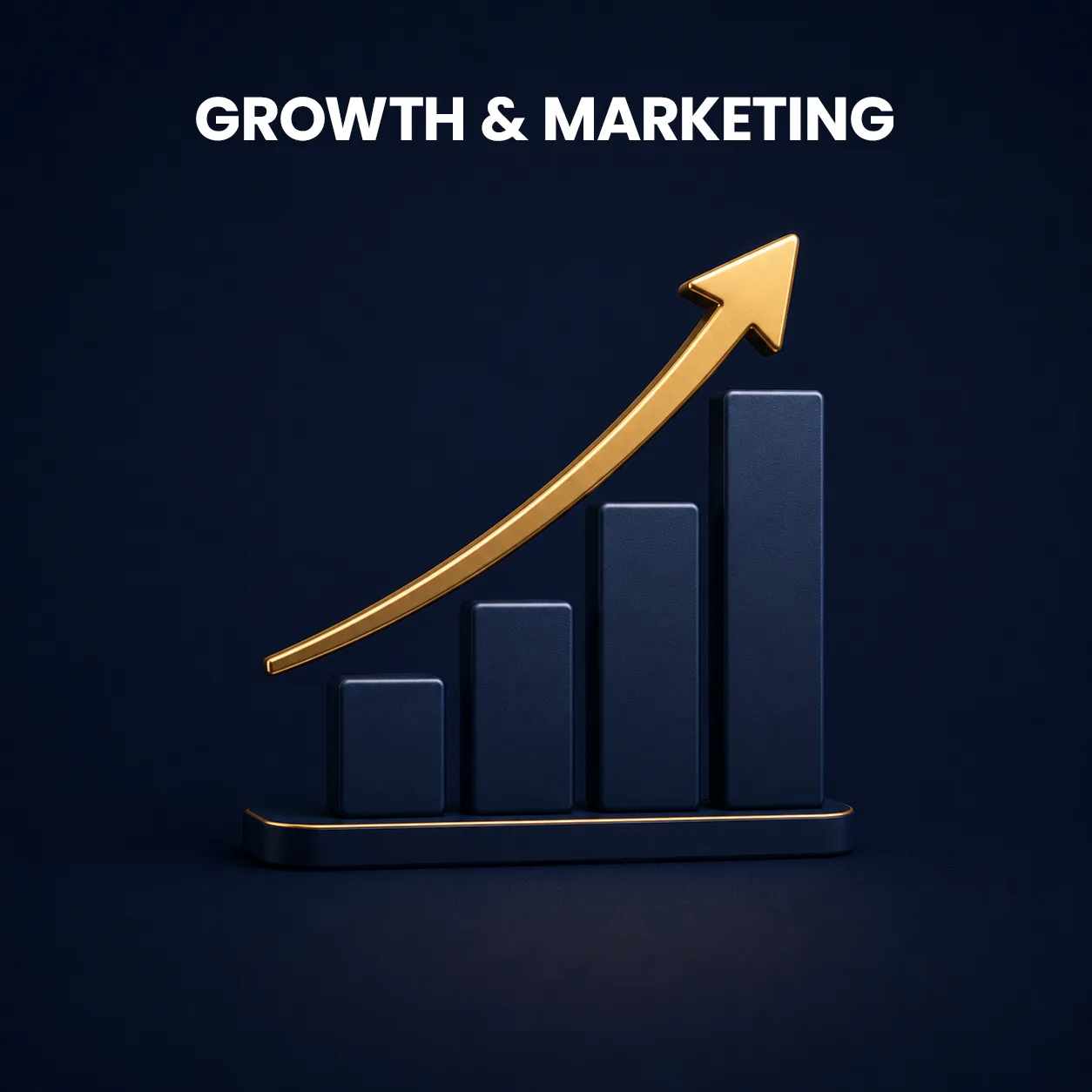 Growth & Marketing services overview, social media management and paid ads